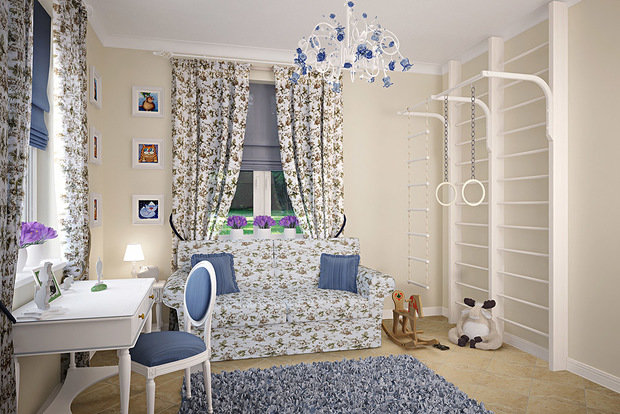 Фото из портфолио Дизайн-проект дома 200 м2 в стиле "Прованс" – фотографии дизайна интерьеров на INMYROOM