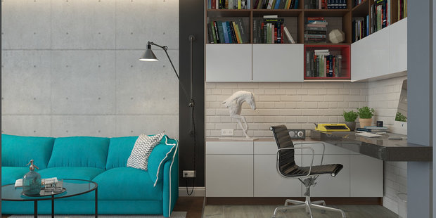 Фото из портфолио 2-к квартира, 67 м2 – фотографии дизайна интерьеров на INMYROOM