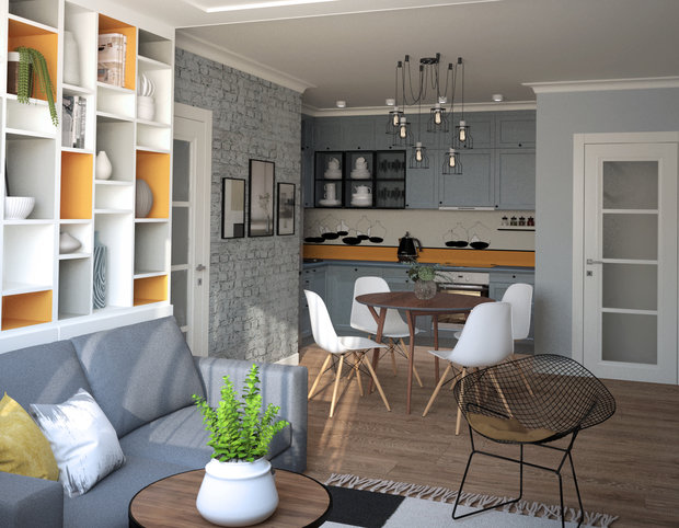 Фото из портфолио Танцующие кувшины – фотографии дизайна интерьеров на INMYROOM