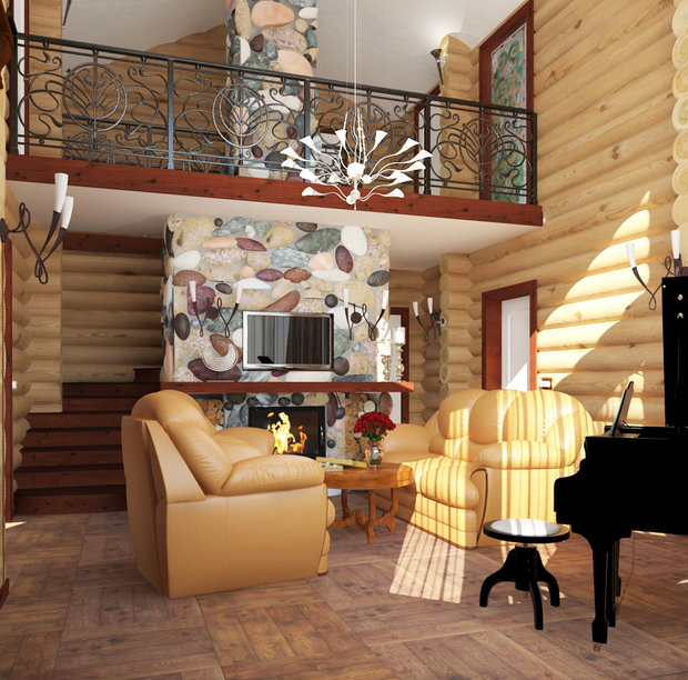 Фото из портфолио Дом пос. Удальцово. Ленинградская область – фотографии дизайна интерьеров на INMYROOM