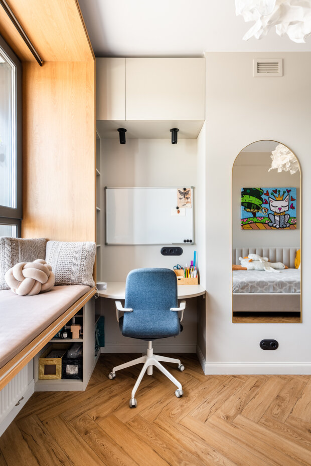 Фотография: Детская в стиле Современный, Квартира, Проект недели, Москва, Buro Brainstorm, 40-60 метров – фото на INMYROOM