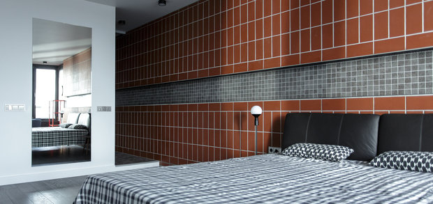 Фотография: Спальня в стиле Лофт, Хай-тек, Квартира, Минимализм, Проект недели, Москва, Монолитный дом, 2 комнаты, 60-90 метров, Buro5, Борис Денисюк – фото на INMYROOM