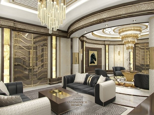 Фото из портфолио Ар деко для искушённых – фотографии дизайна интерьеров на INMYROOM