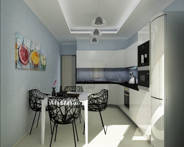 Фотография: Кухня и столовая в стиле Современный, Хай-тек, Минимализм – фото на INMYROOM