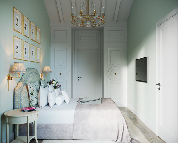 Фотография: Спальня в стиле Классический, Прованс и Кантри, Дом, Проект недели, Дом и дача, Кирпичный дом, Наталья Самойлова, Perfect Space – фото на INMYROOM