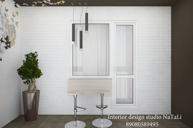 Фото из портфолио Дизайн интерьера балкона – фотографии дизайна интерьеров на INMYROOM