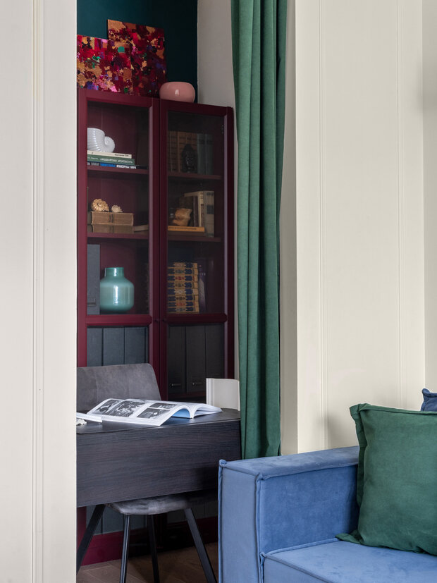 Фотография: Кабинет в стиле Современный, Квартира, Проект недели, Реутов, 3 комнаты, 60-90 метров, Александра Гаевская – фото на INMYROOM