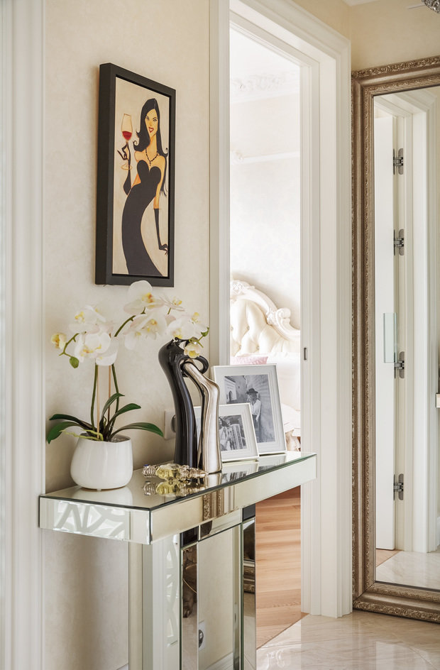 Фотография: Декор в стиле Классический, Современный, Квартира, Проект недели, Москва, Сталинка, Мария Рублева, 2 комнаты, 40-60 метров – фото на INMYROOM