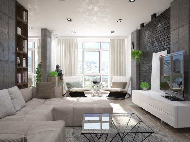 Фото из портфолио Уютный лофт для двоих – фотографии дизайна интерьеров на INMYROOM