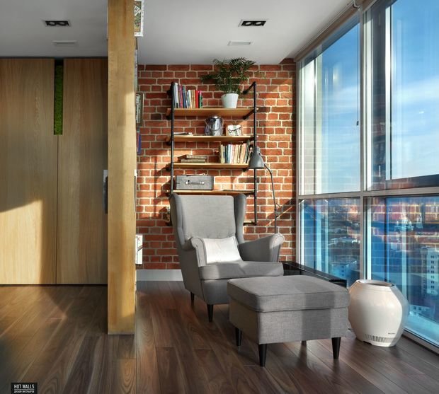 Фото из портфолио Loft в Аквамарине – фотографии дизайна интерьеров на INMYROOM