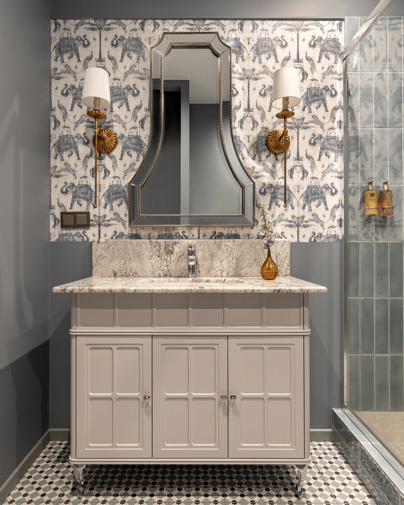 Фотография: Ванная в стиле Прованс и Кантри, Современный, Квартира, Проект недели, Санкт-Петербург, Сталинка, 4 и больше, Более 90 метров, Наталья Васильева, Винтажный – фото на INMYROOM Фотография: Ванная в стиле Прованс и Кантри, Современный, Квартира, Проект недели, Санкт-Петербург, Сталинка, 4 и больше, Более 90 метров, Наталья Васильева, Винтажный – фото на INMYROOM