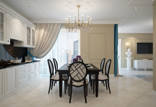 Фото из портфолио Квартира в ЖК "Дубровская Слобода" – фотографии дизайна интерьеров на INMYROOM