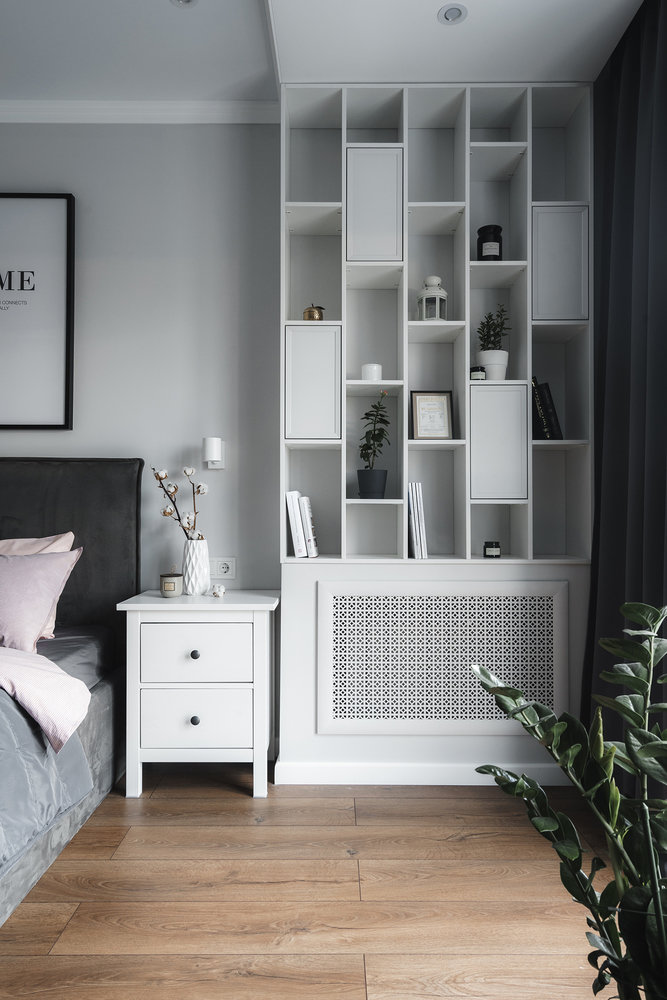 Фотография: Спальня в стиле Скандинавский, Современный, Квартира, Минимализм, Проект недели, Пенза, 3 комнаты, Более 90 метров, Юлия Власова – фото на INMYROOM Фотография: Спальня в стиле Скандинавский, Современный, Квартира, Минимализм, Проект недели, Пенза, 3 комнаты, Более 90 метров, Юлия Власова – фото на INMYROOM