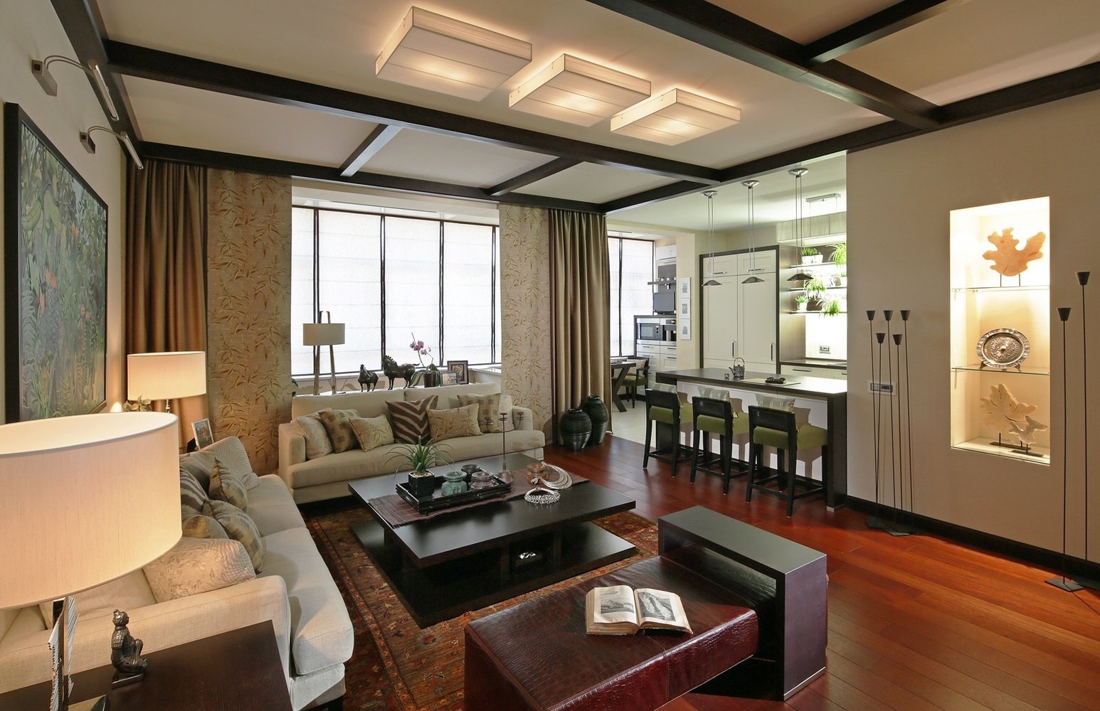 Фото из портфолио Интерьер в современном стиле с элементами ориентального стиля – фотографии дизайна интерьеров на INMYROOM Фото из портфолио Интерьер в современном стиле с элементами ориентального стиля – фотографии дизайна интерьеров на INMYROOM