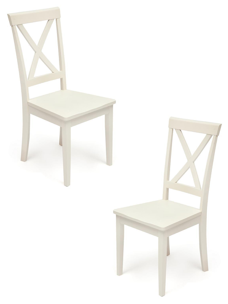 Набор из двух стульев Гольфи белого цвета
