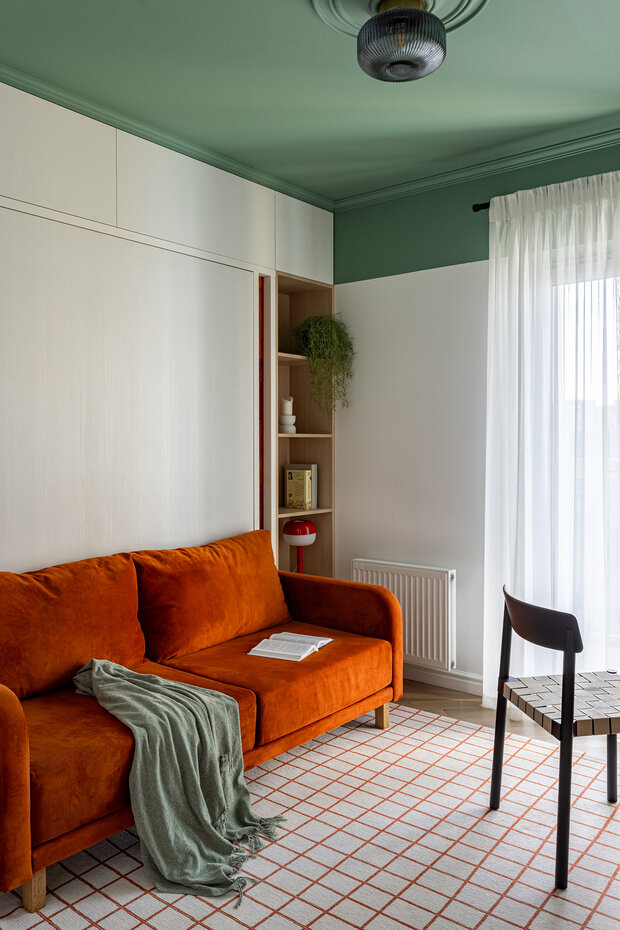 Фотография: Кабинет в стиле Современный, Квартира, Проект дня, Минск, Монолитный дом, 3 комнаты, 40-60 метров, современный с элементами минимализма и скандинавского стиля, фото интерьера, дизайн интерьера фото, Виталий Савко – фото на INMYROOM