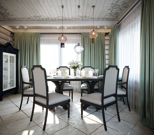 Фотография: Кухня и столовая в стиле Прованс и Кантри, Дом, Проект недели, Дом и дача, Ирина Васильева, 4 и больше, Более 90 метров, Егорьевск – фото на INMYROOM