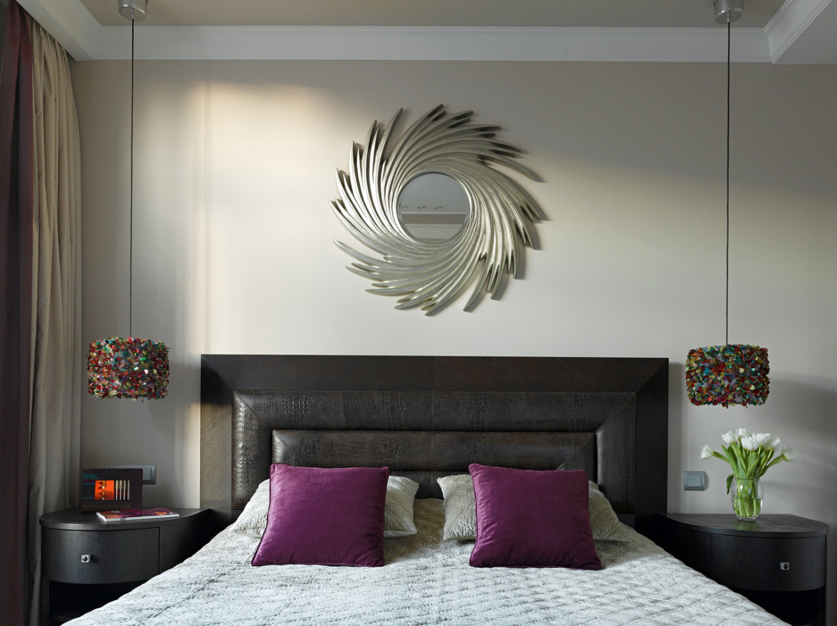 Фотография: Спальня в стиле Современный, Классический, Восточный, Квартира, Дома и квартиры, Проект недели, Москва, 3 комнаты, 60-90 метров, Марина Пенние, Роман Воронов, Marina Pennie design & art – фото на INMYROOM