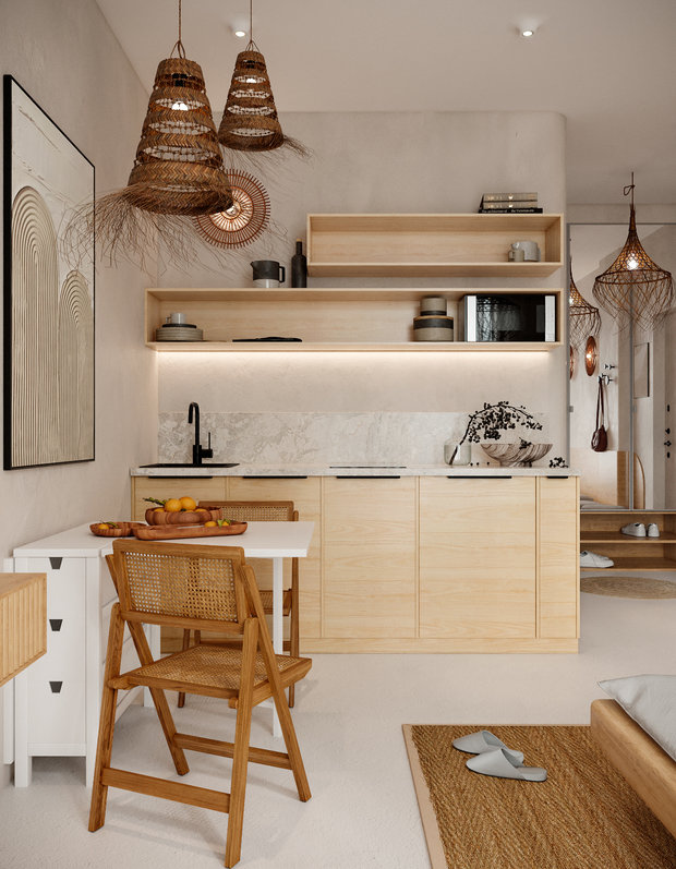 Фото из портфолио Апартаменты с Сочи – фотографии дизайна интерьеров на INMYROOM