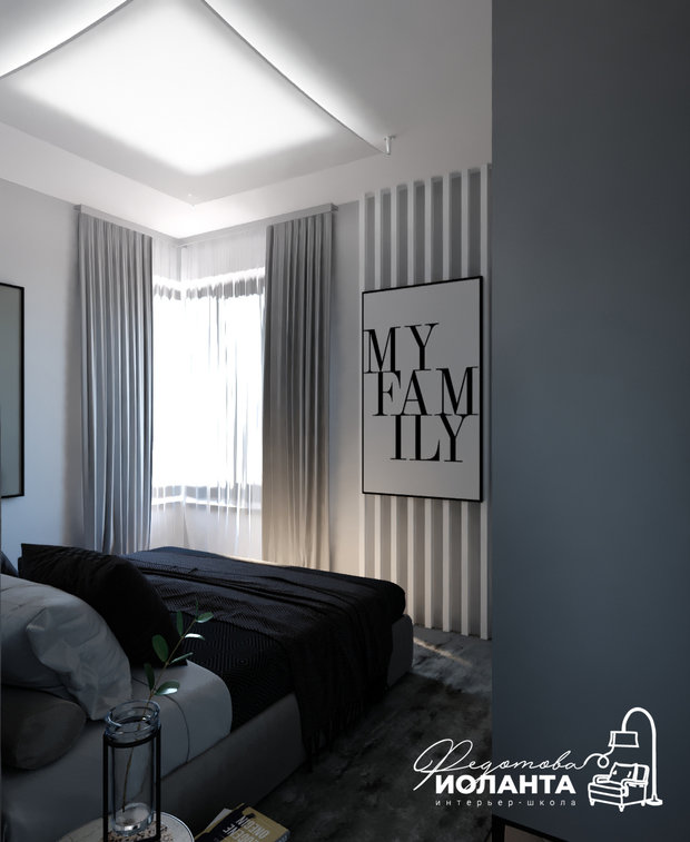 Фото из портфолио Спальня 2 – фотографии дизайна интерьеров на INMYROOM