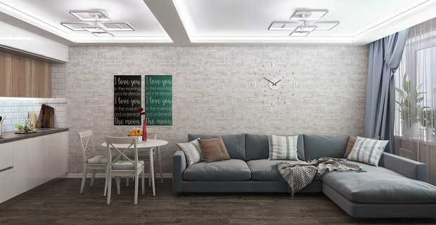 Фото из портфолио ул.Крячкова, 19 – фотографии дизайна интерьеров на INMYROOM