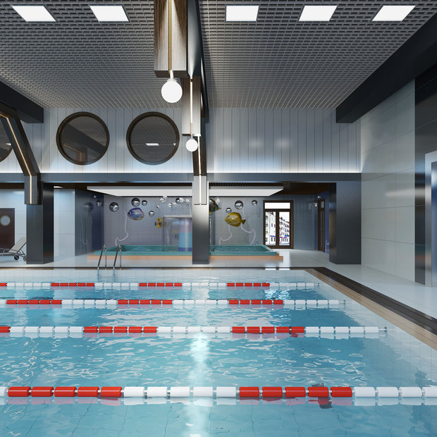 Фото из портфолио Спорткомплекс "АТМОСФЕРА" – фотографии дизайна интерьеров на INMYROOM