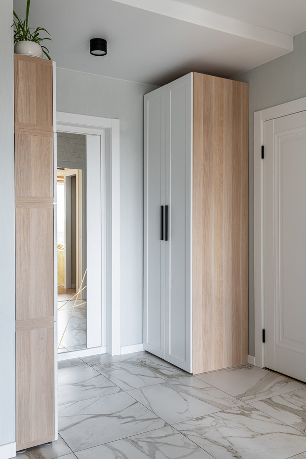 Фотография: Прихожая в стиле Современный, Квартира, Проект недели, Москва, 2 комнаты, до 40 метров, Екатерина Проскурина – фото на INMYROOM