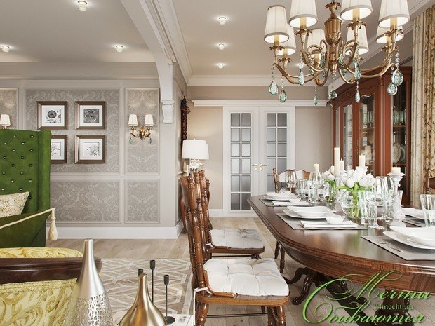 Фото из портфолио Классика непобедима! – фотографии дизайна интерьеров на INMYROOM