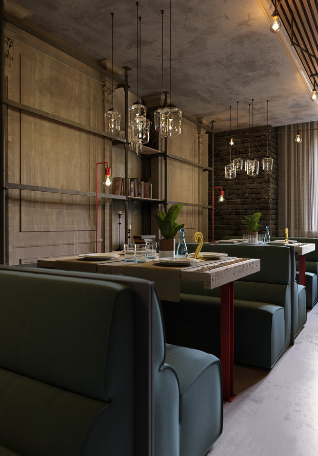 Фото из портфолио PITER BAR  – фотографии дизайна интерьеров на INMYROOM