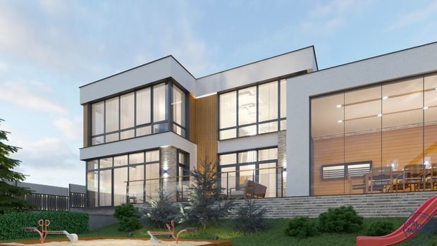 Фото из портфолио Проект двухэтажного индивидуального дома – фотографии дизайна интерьеров на INMYROOM