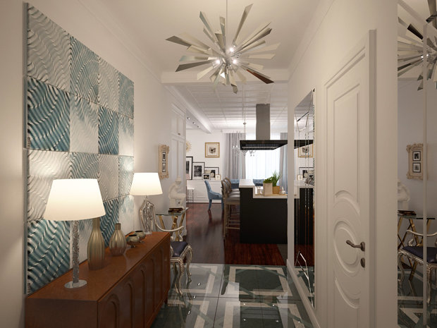 Фото из портфолио Дизайн квартиры в неоклассическом стиле  – фотографии дизайна интерьеров на INMYROOM