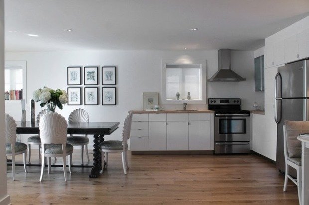 Фотография: Кухня и столовая в стиле Скандинавский, Дом, Дома и квартиры, Перепланировка, Переделка – фото на INMYROOM