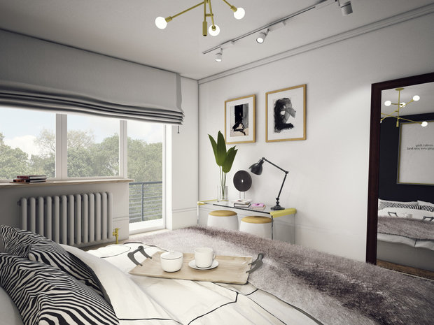 Фото из портфолио Квартира V – фотографии дизайна интерьеров на INMYROOM
