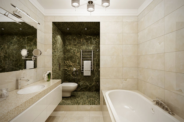 Фото из портфолио Американская классика в Ленинградской области. – фотографии дизайна интерьеров на INMYROOM