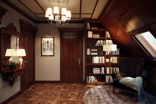 Фото из портфолио Классика семейных традиций – фотографии дизайна интерьеров на INMYROOM