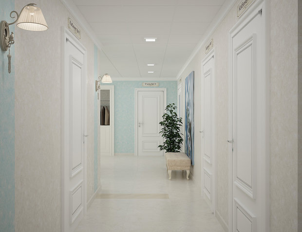 Фото из портфолио Холл в поликлинике – фотографии дизайна интерьеров на INMYROOM