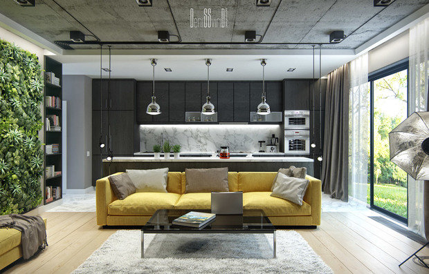 Фото из портфолио City Loft – фотографии дизайна интерьеров на INMYROOM