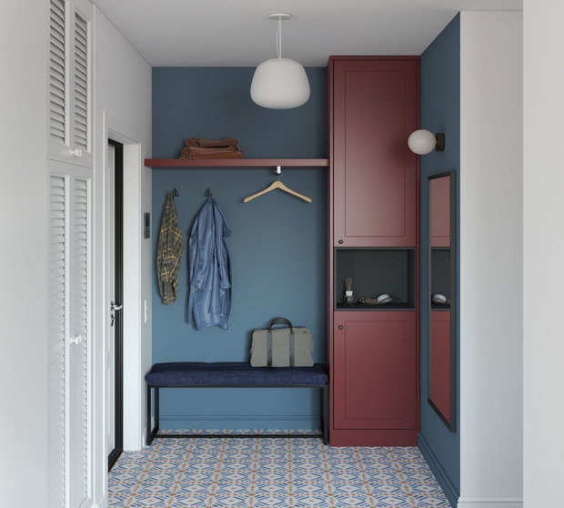 Фото из портфолио Трехкомнатная квартира для молодой семейной пары – фотографии дизайна интерьеров на INMYROOM