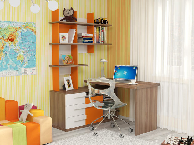 Фото из портфолио Рабочее место школьника – фотографии дизайна интерьеров на INMYROOM
