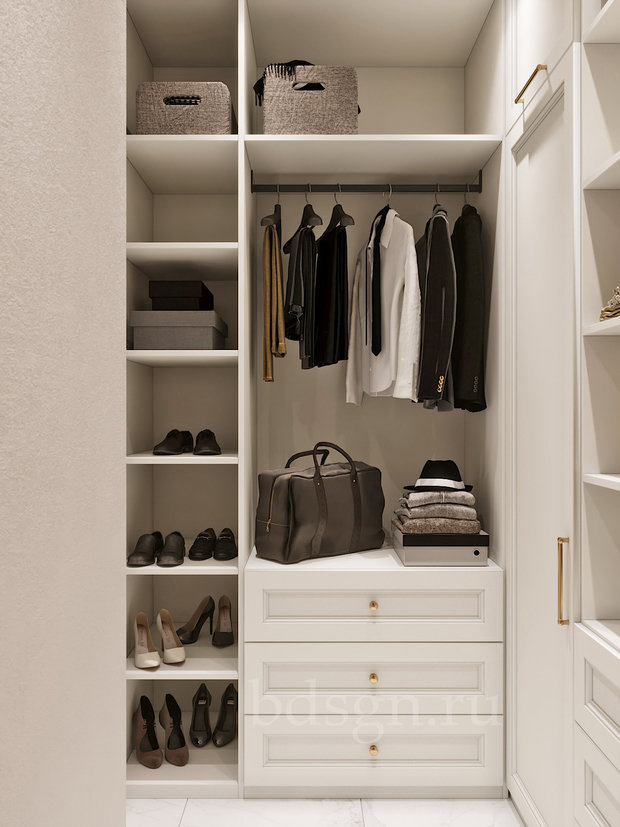 Фото из портфолио Неоклассика с трендовыми вставками в "Воронцовском парке" – фотографии дизайна интерьеров на INMYROOM