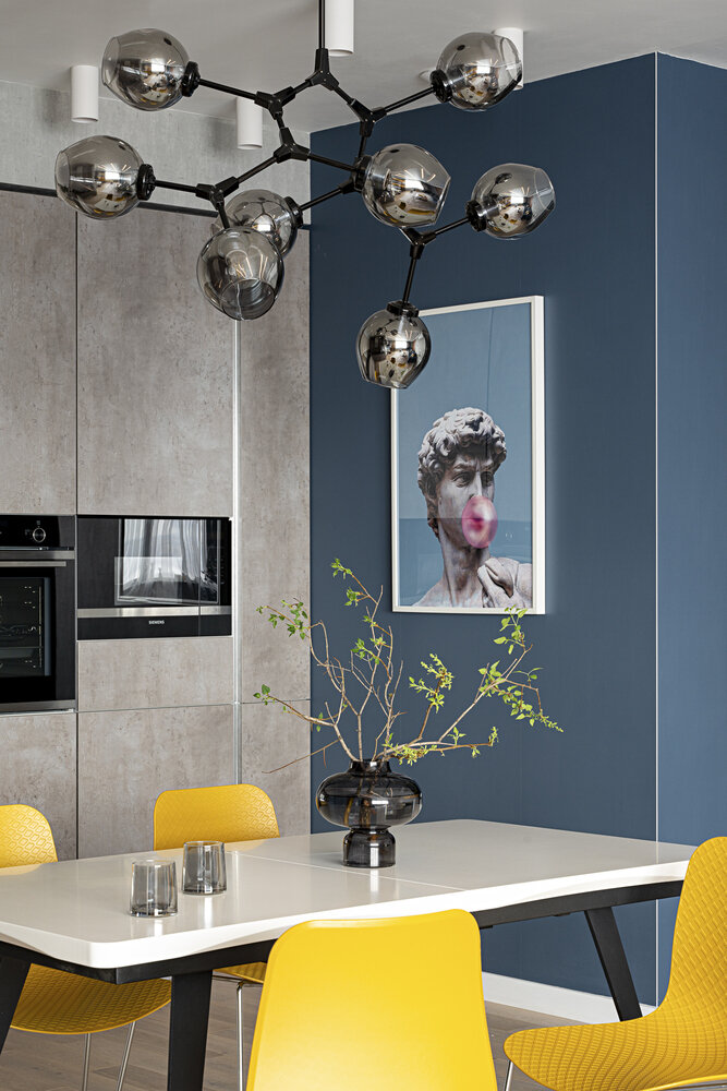 Фотография: Кухня и столовая в стиле Современный, Минимализм, Квартира, Проект недели, Казань, 4 и больше, Более 90 метров, Averinastudio, Ксения Аверина – фото на INMYROOM Фотография: Кухня и столовая в стиле Современный, Минимализм, Квартира, Проект недели, Казань, 4 и больше, Более 90 метров, Averinastudio, Ксения Аверина – фото на INMYROOM