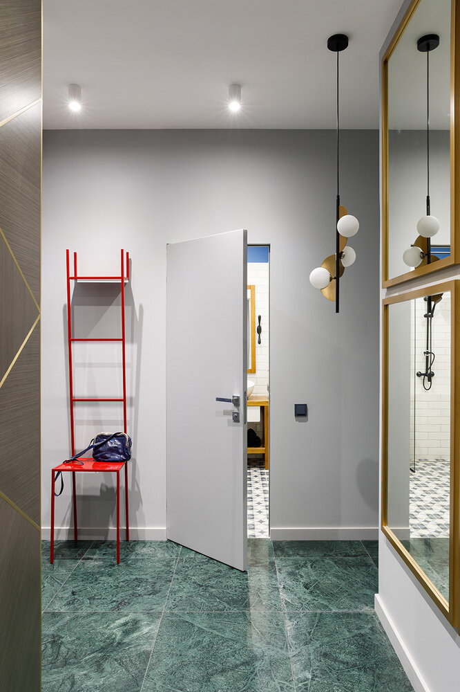 Фотография: Прихожая в стиле Современный, Малогабаритная квартира, Квартира, Студия, Проект недели, Санкт-Петербург, Кирпичный дом, 40-60 метров, Interior Design by Margo, Маргарита Мережнюк – фото на INMYROOM