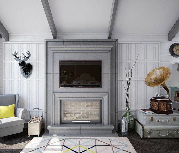 Фото из портфолио Комната 45 кв.м – фотографии дизайна интерьеров на INMYROOM