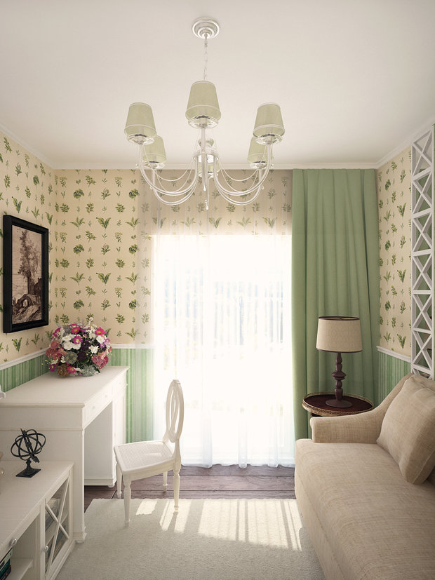 Фото из портфолио Гостиная прованс – фотографии дизайна интерьеров на INMYROOM