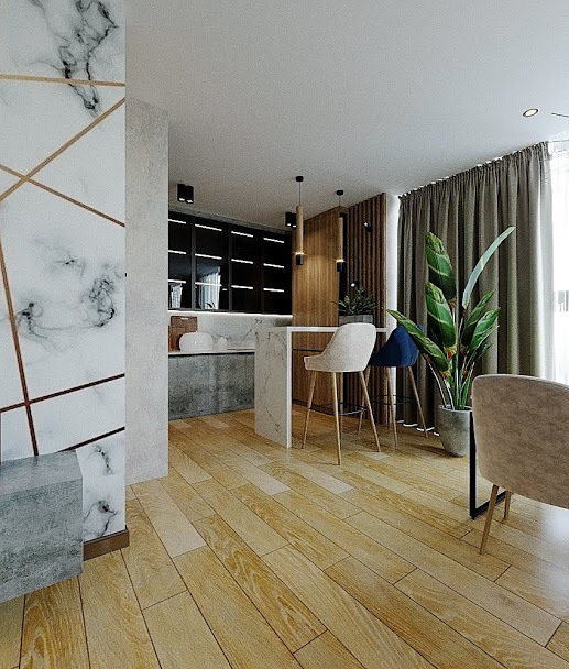 Фото из портфолио Квартира в Парк Авеню 122 кв.м. – фотографии дизайна интерьеров на INMYROOM