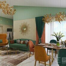 Фото из портфолио ЭКО ДОМ С ЭЛЕМЕНТАМИ НЕОКЛАССИКИ – фотографии дизайна интерьеров на INMYROOM