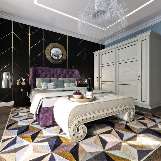 Фото из портфолио Спальня Ар-деко – фотографии дизайна интерьеров на INMYROOM