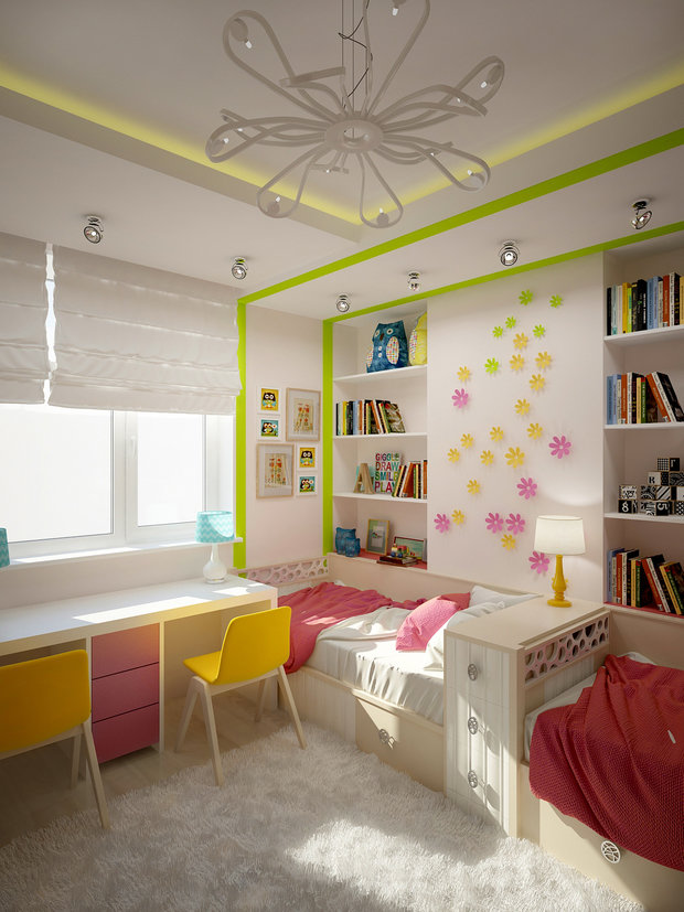 Фото из портфолио Комната для близняшек – фотографии дизайна интерьеров на INMYROOM