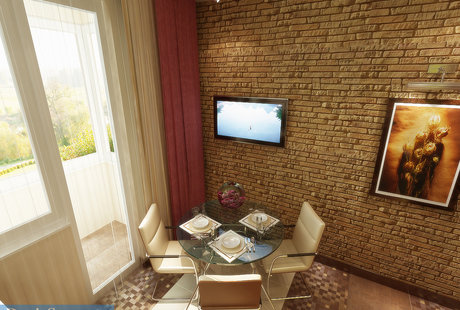 Однокомнатная квартира 50 кв. м в современном стиле