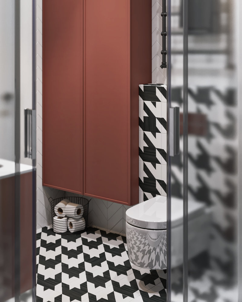 Фотография: Ванная в стиле Современный, Эклектика, Квартира, Проект дня, Санкт-Петербург, ToTaste Studio, 3 комнаты, 60-90 метров, Более 90 метров – фото на INMYROOM Фотография: Ванная в стиле Современный, Эклектика, Квартира, Проект дня, Санкт-Петербург, ToTaste Studio, 3 комнаты, 60-90 метров, Более 90 метров – фото на INMYROOM